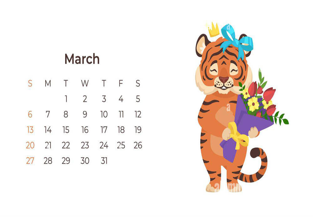 Printable March 2022 Calendar 1