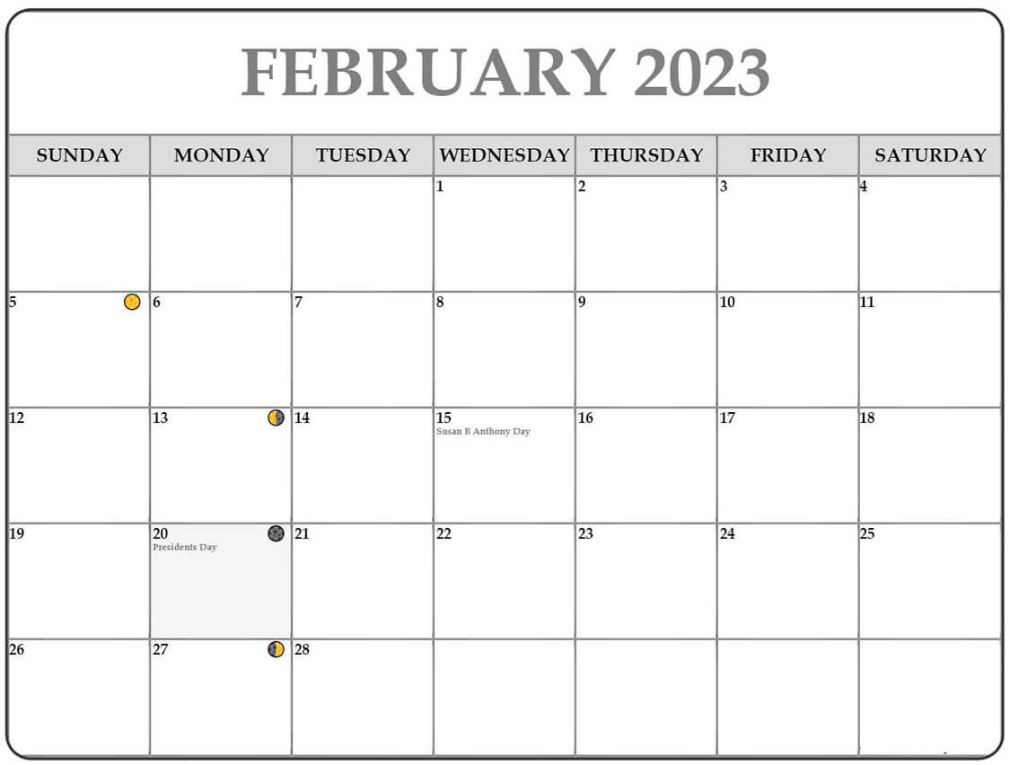 Printable 02/2023 Calendar 10