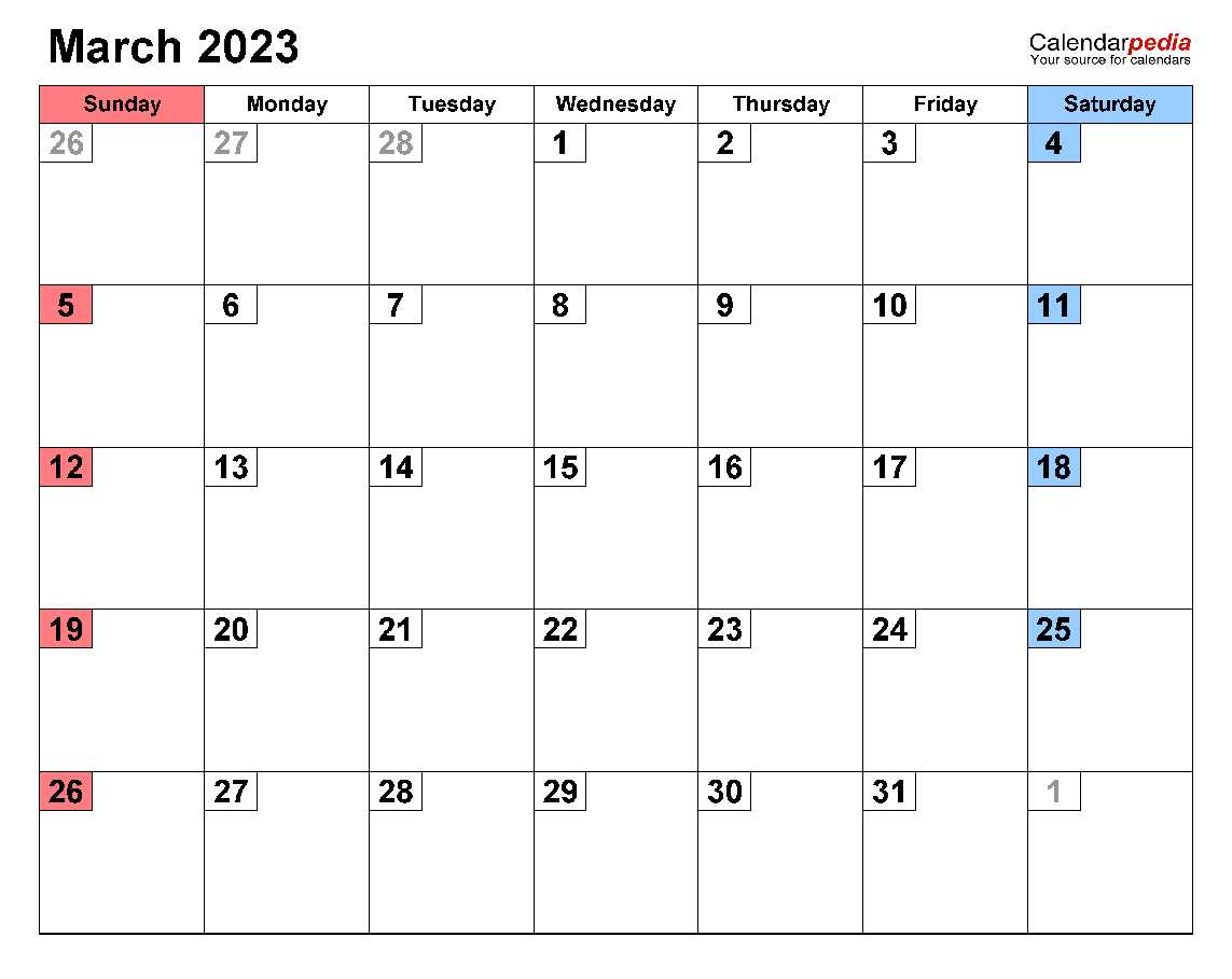 Printable 03/2023 Calendar 3