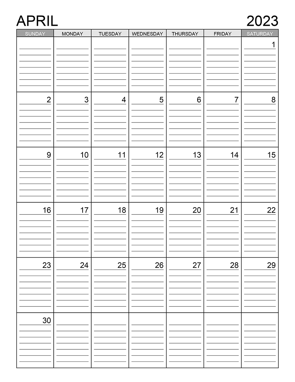 Printable 04/2023 Calendar 3
