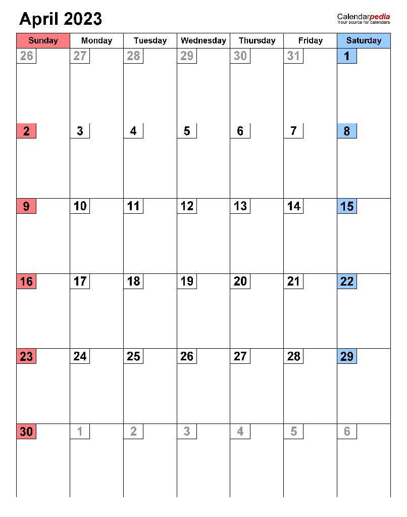 Printable 04/2023 Calendar 9