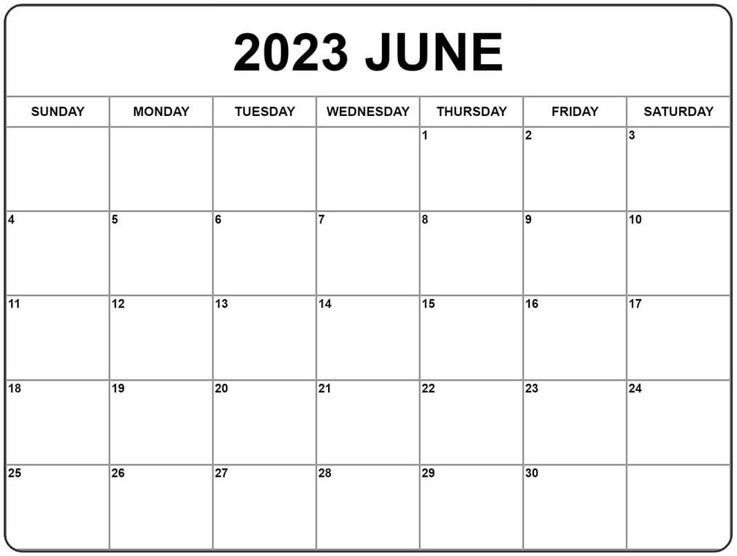 Printable 06/2023 Calendar 4