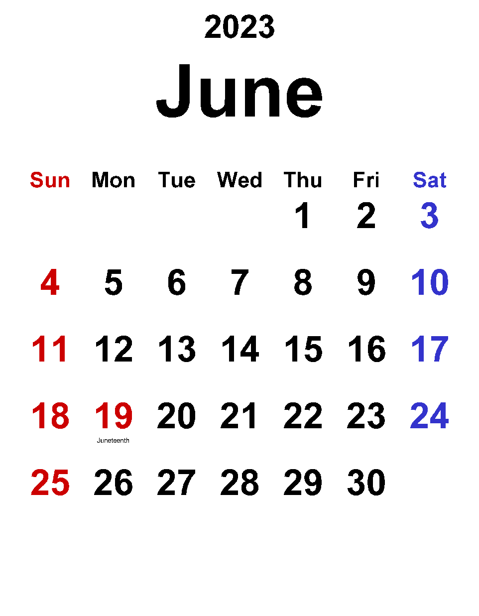 Printable 06/2023 Calendar 9