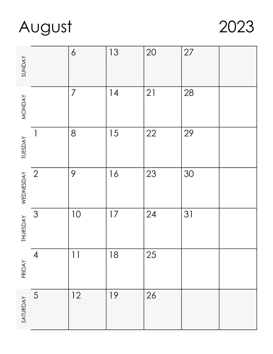 Printable 08/2023 Calendar 9