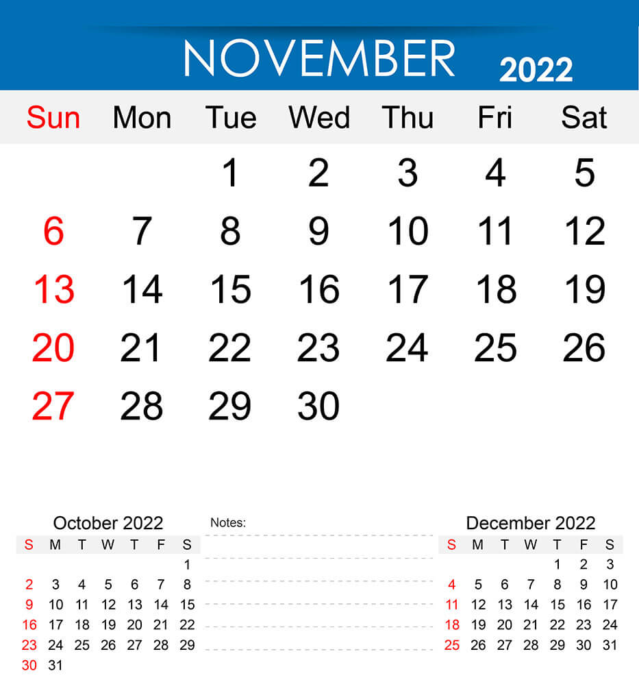 Printable 11/2022 Calendar 10