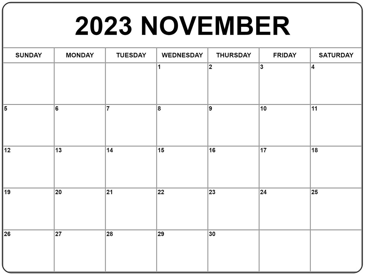 Printable 11/2023 Calendar 4