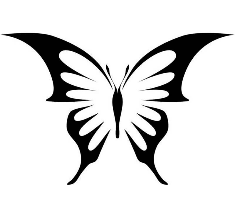 Printable Butterfly Stencil 10