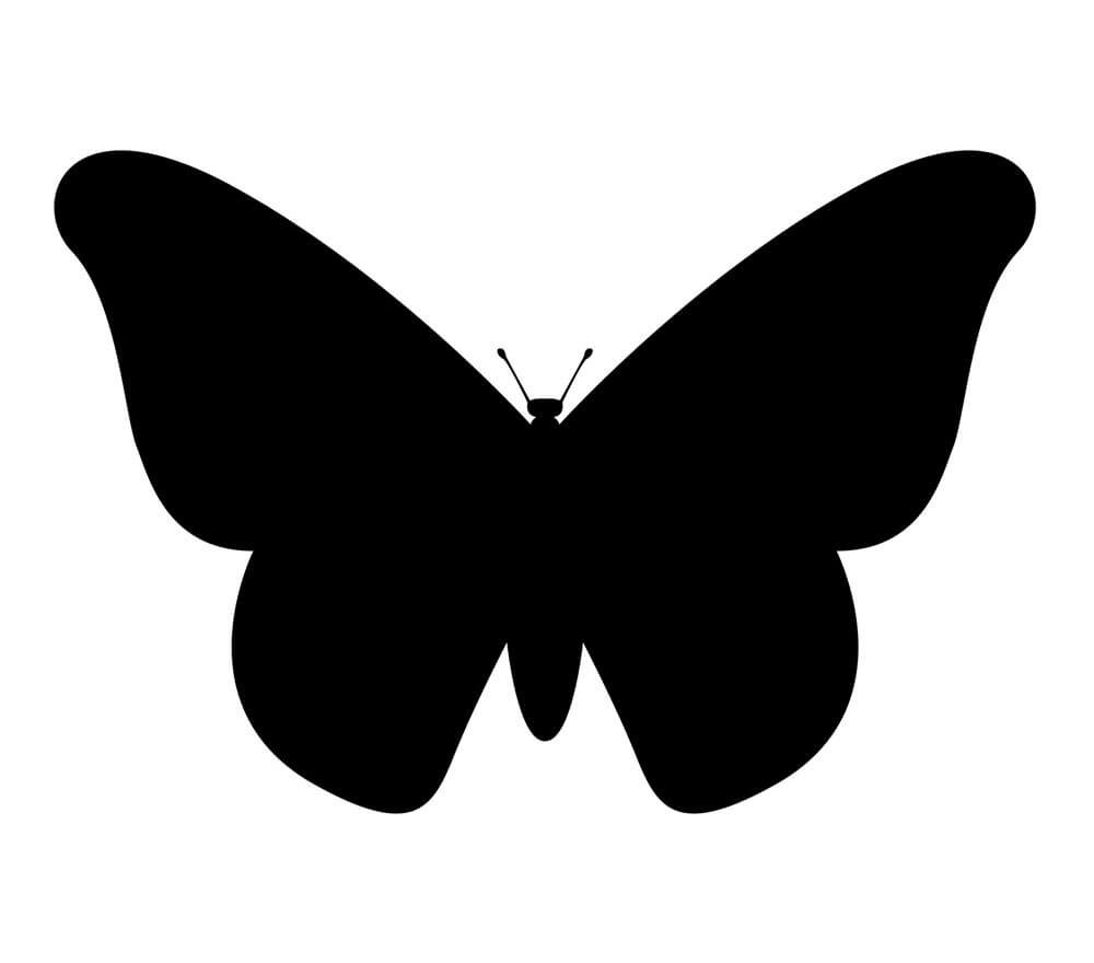 Printable Butterfly Stencil 11