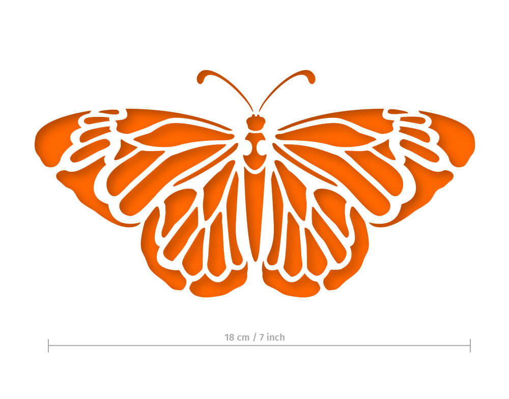 Printable Butterfly Stencil 14