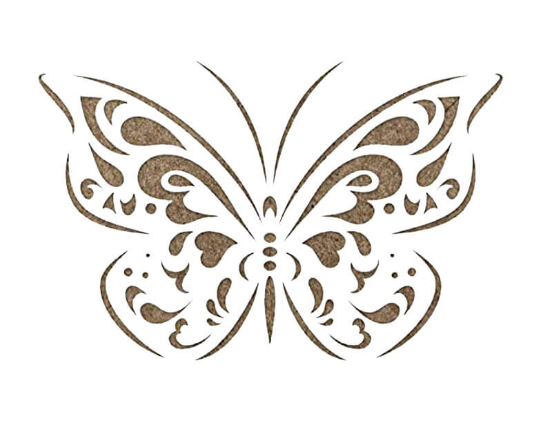 Printable Butterfly Stencil 3