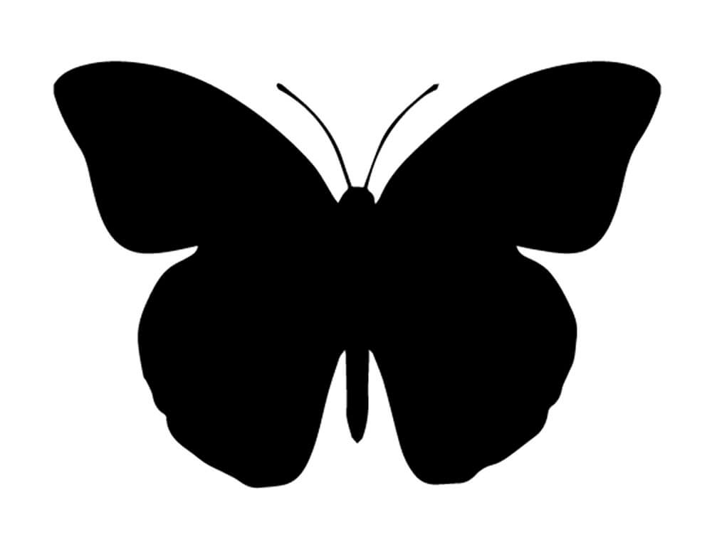 Printable Butterfly Stencil 5