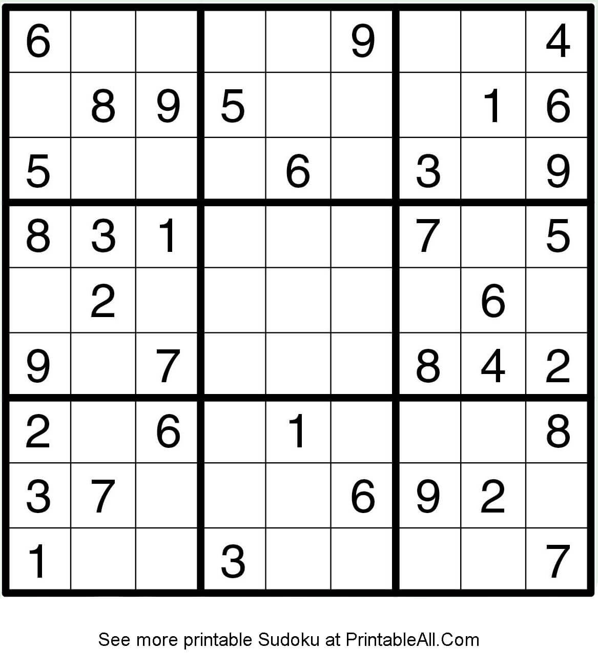 Printable Easy Sudoku 3