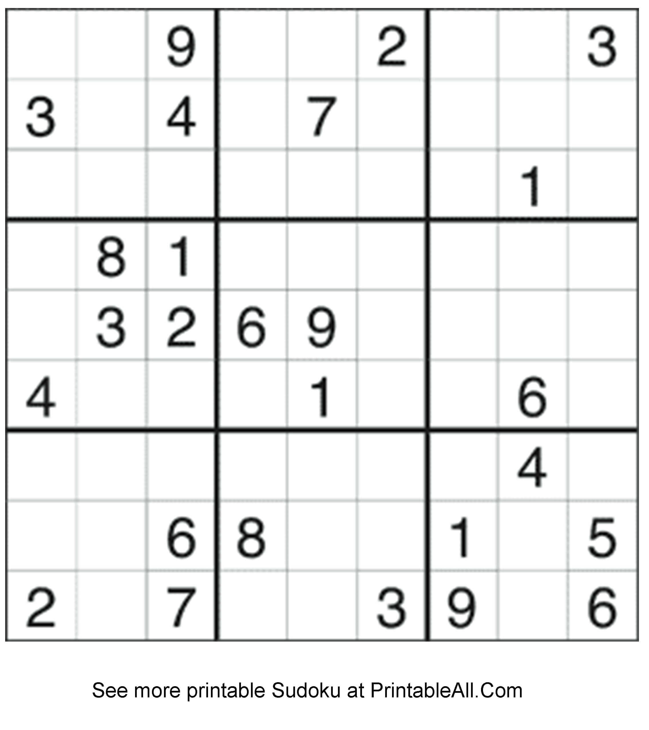 Printable Easy Sudoku 5