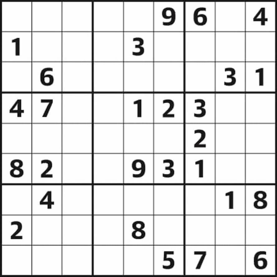 Printable Expert Sudoku 2
