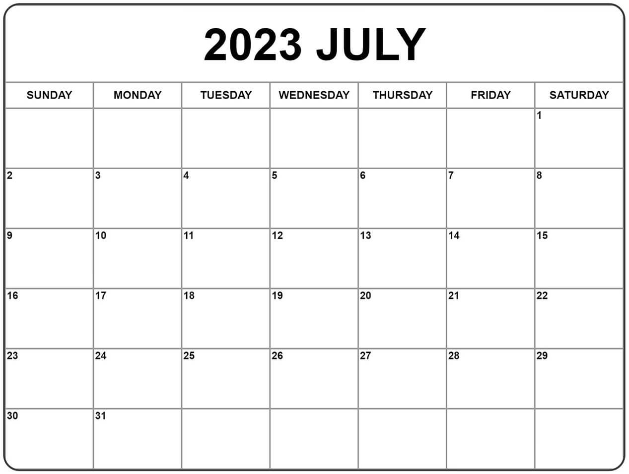 Printable July 2023 Calendar 3