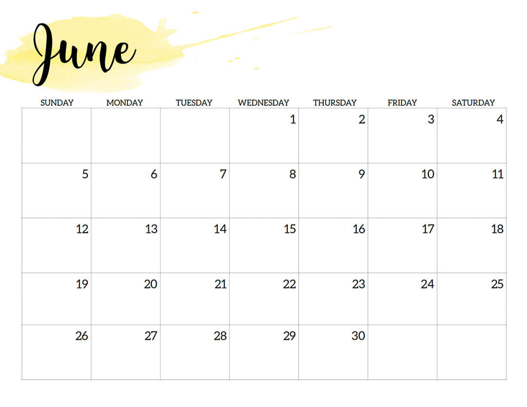 Printable June 2022 Calendar 14