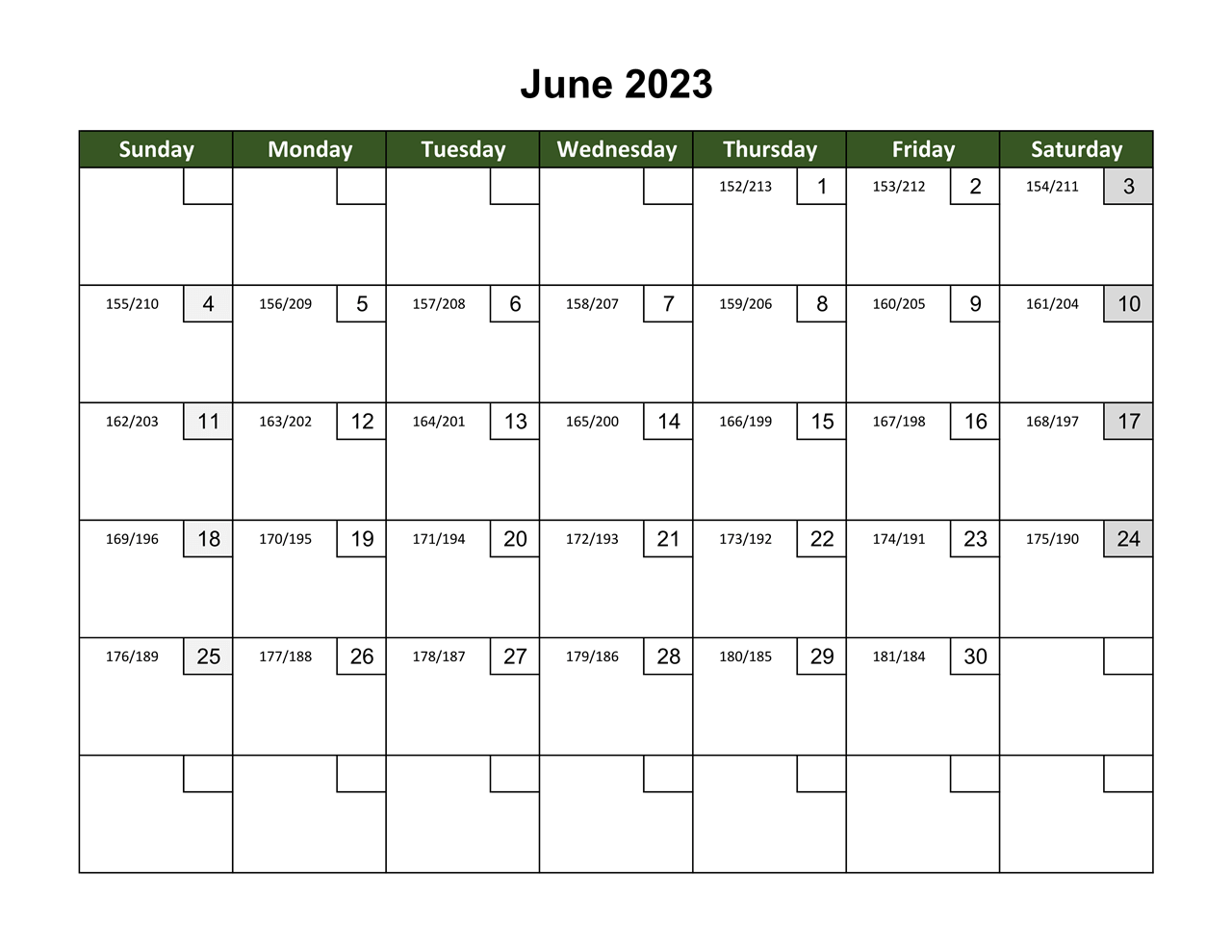 Printable June 2023 Calendar 9