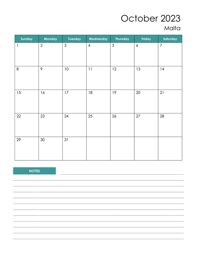 Printable October 2023 Calendar 3