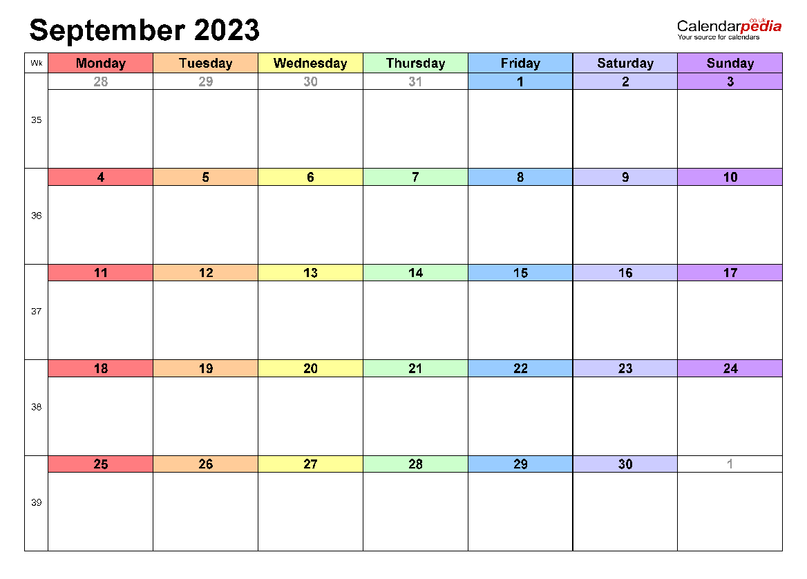 Printable September 2023 Calendar 7