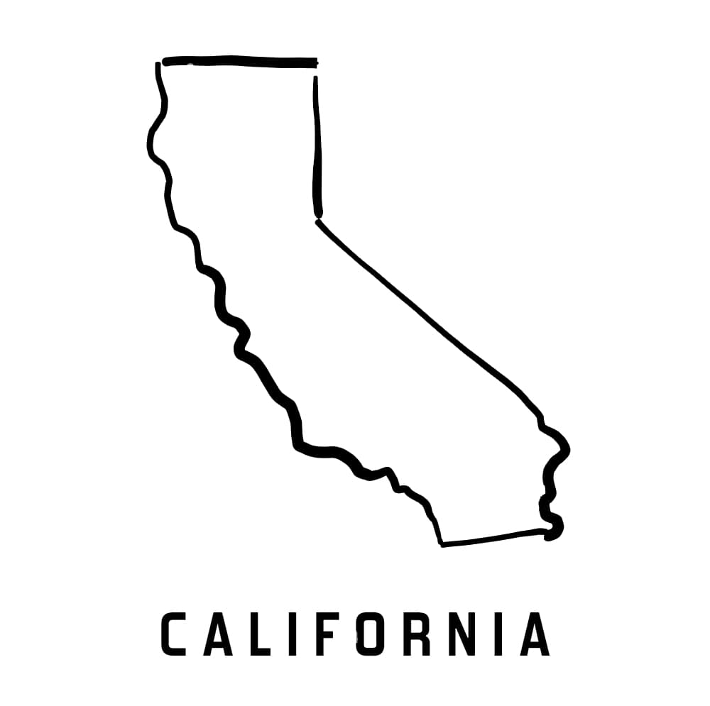 Pringtable California Map
