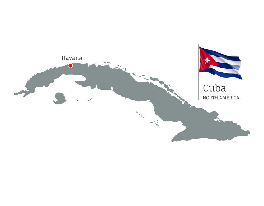 Printable A Map Of Cuba