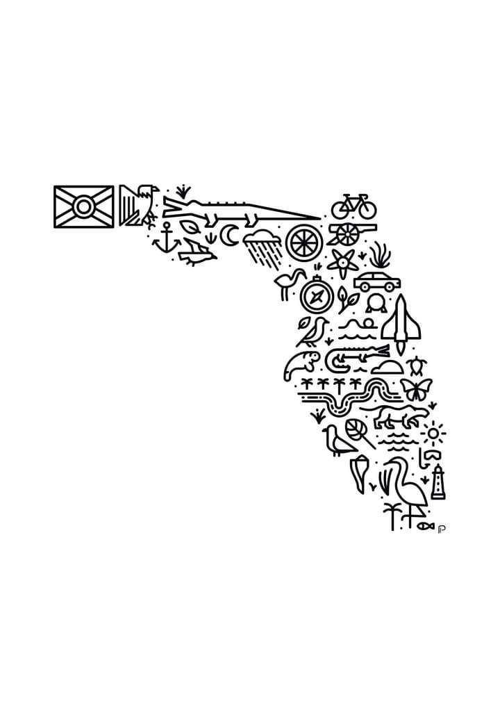Printable A Map Of Florida