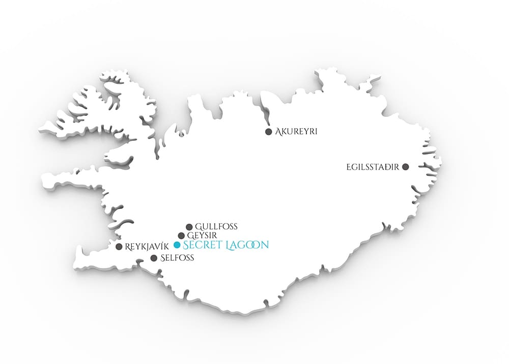 Printable A Map Of Iceland