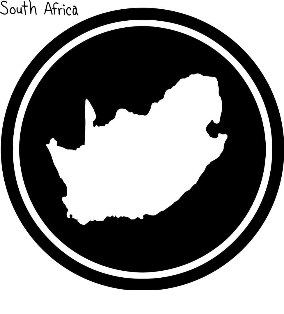 Printable A Map Of South Africa