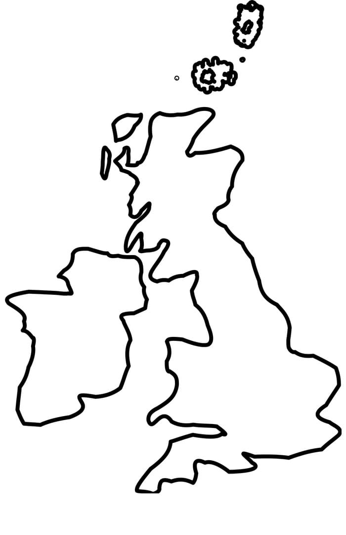 Printable A Map Of The United Kingdom