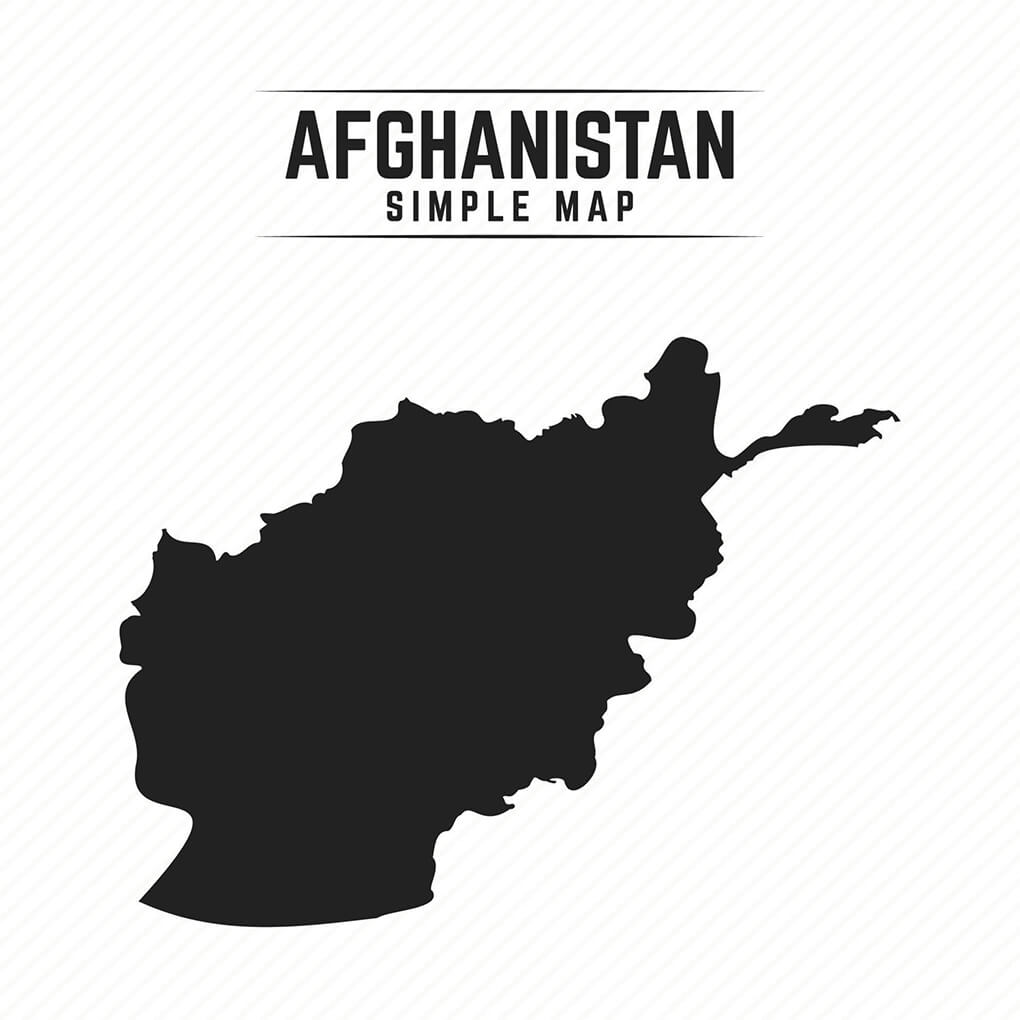 Printable Afghanistan Map