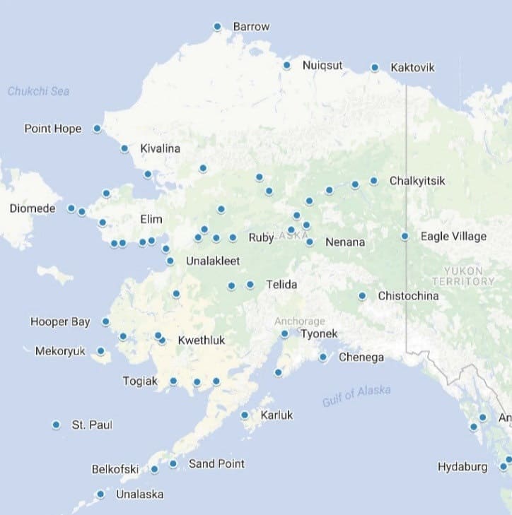 Printable Alaska Map Google
