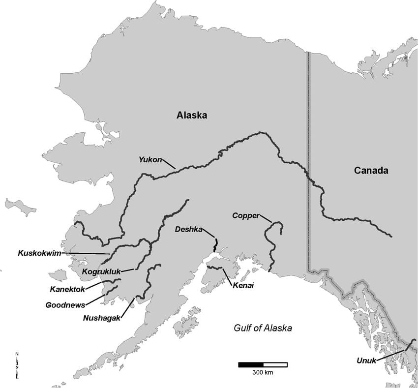 Printable Alaska Map Labeled