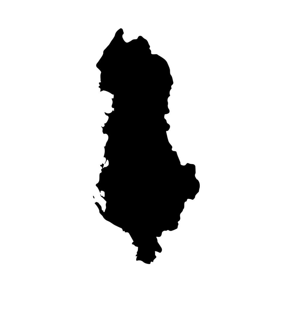 Printable Albania On Map