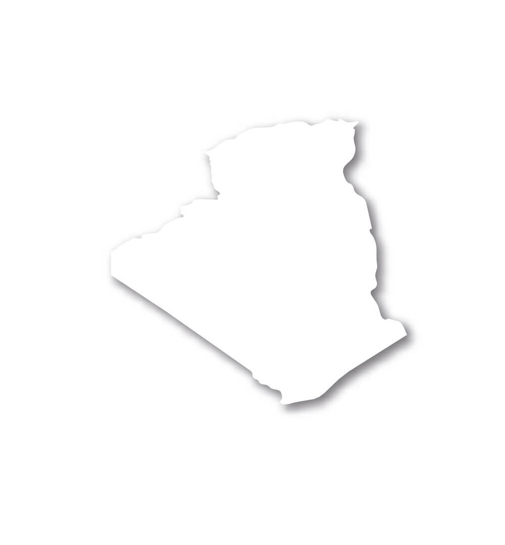 Printable Algeria On A Map