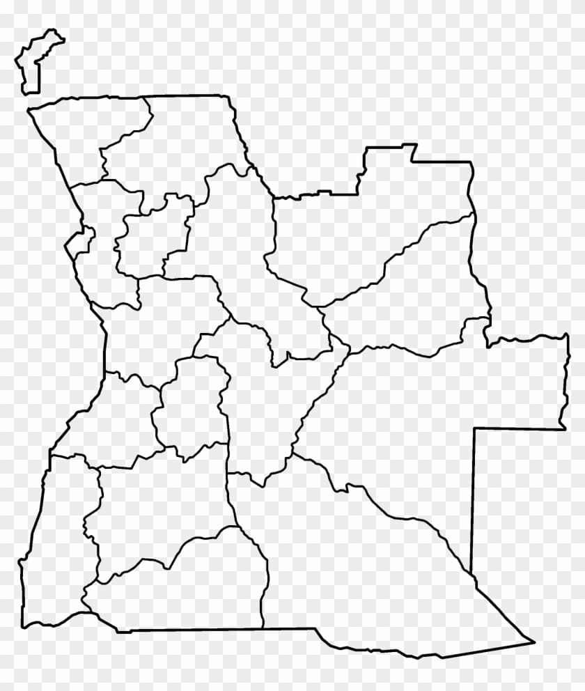 Printable Angola Map Outline