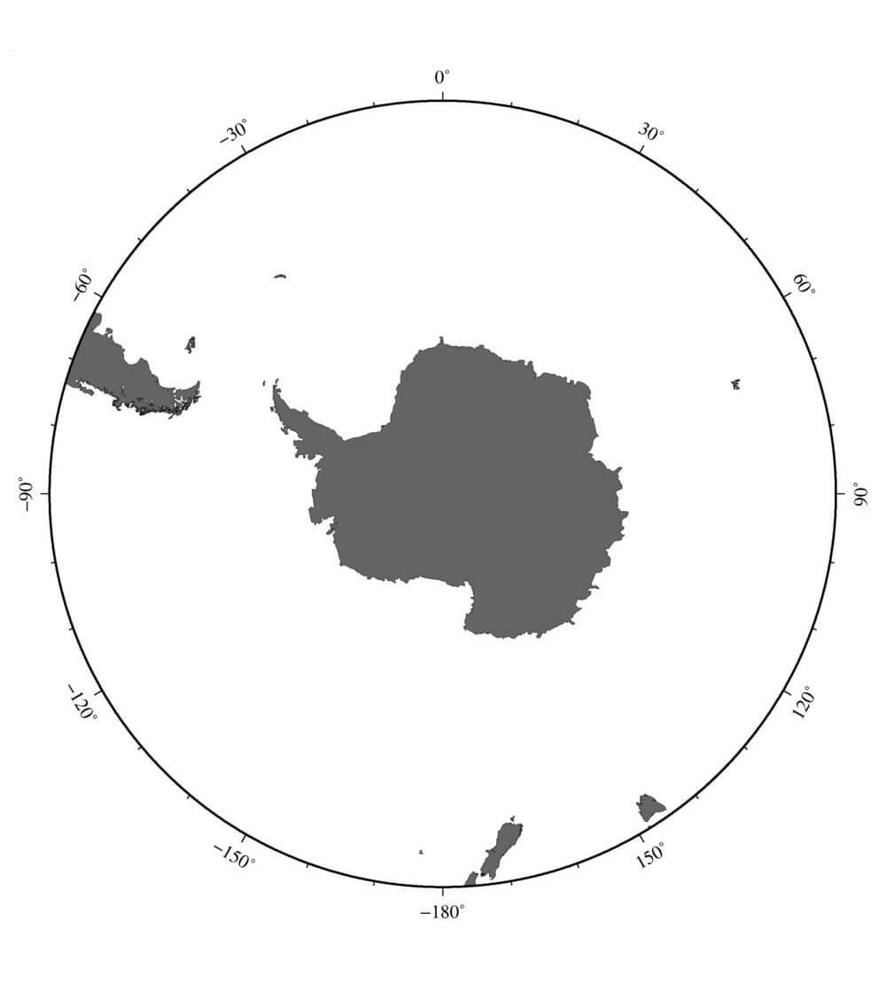 Printable Antarctia Map 7
