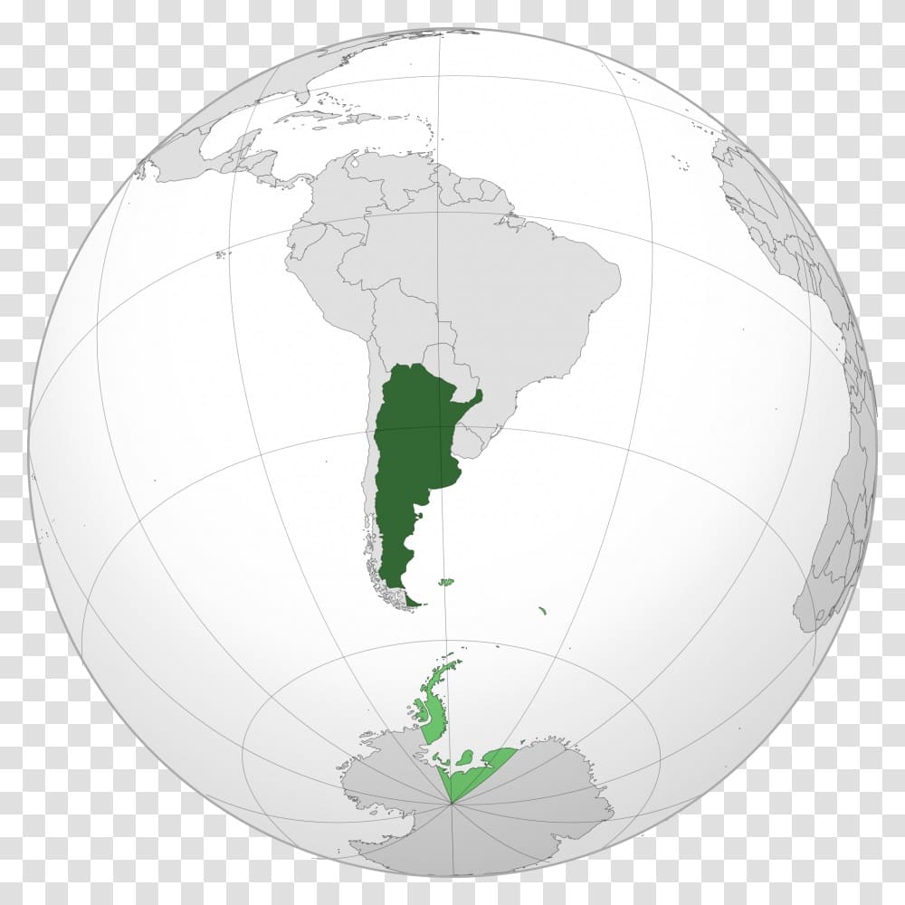 Printable Argentina On World Map