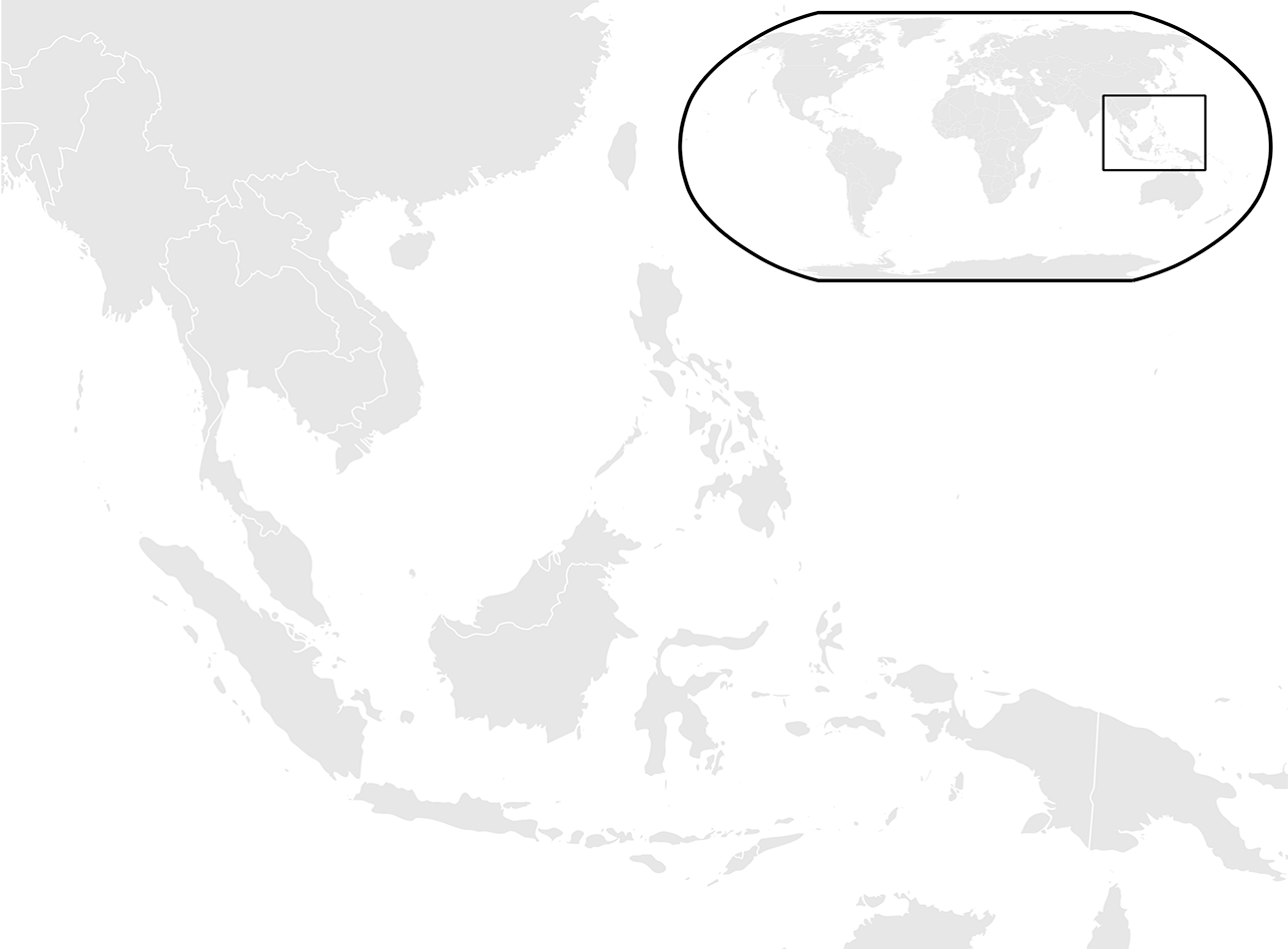 Printable Asia Map Vector 1