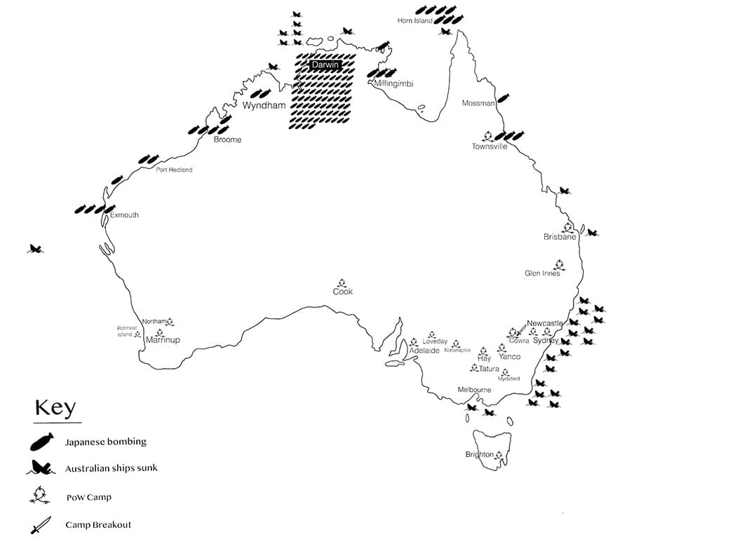 Printable Australia Blank Map