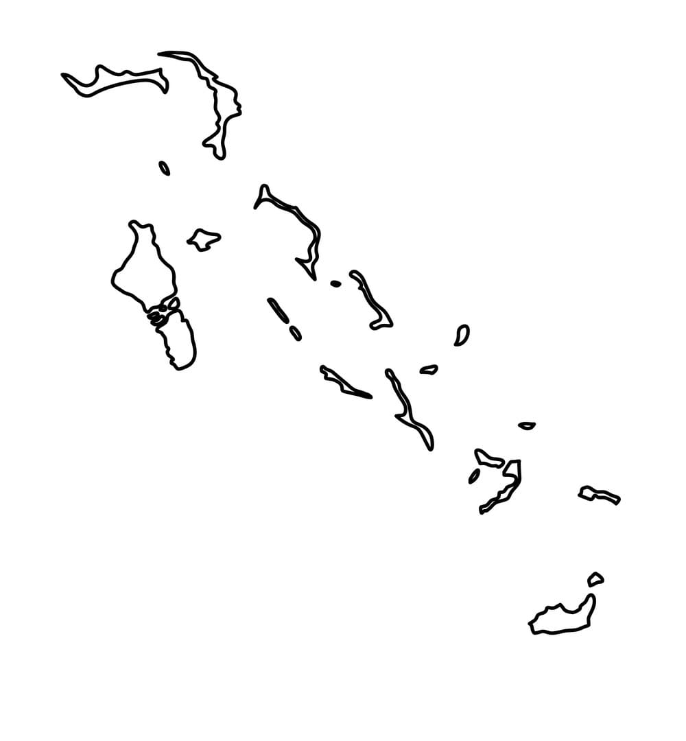 Printable Bahamas On Map