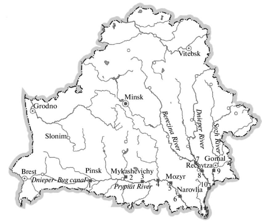 Printable Belarus Map 3