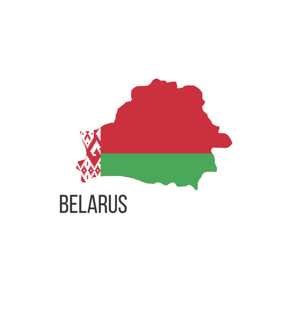 Printable Belarus Map The Flag Country