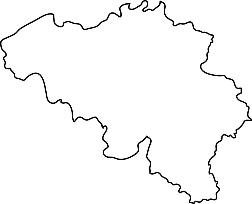 Printable Belgium Map