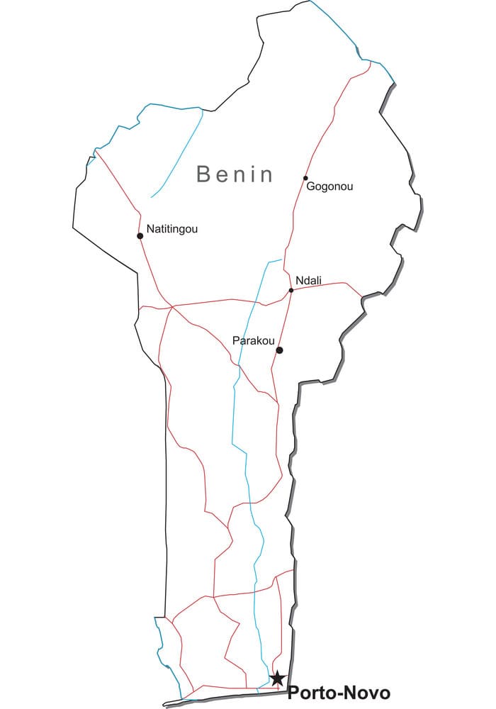 Printable Benin City On Map