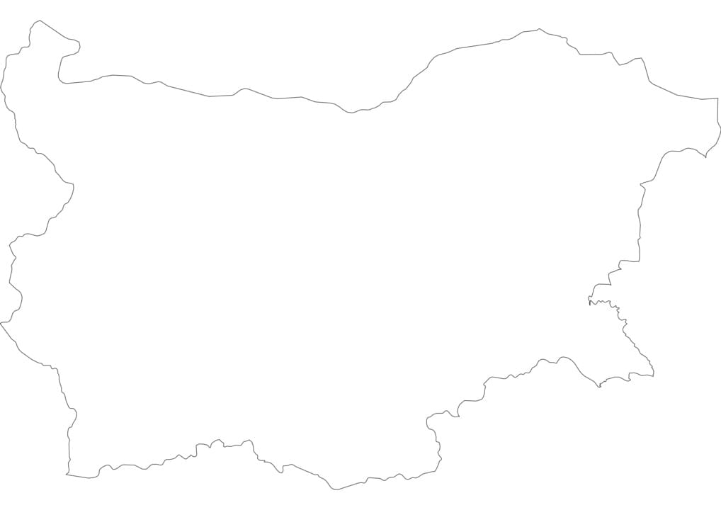 Printable Bulgaria On A Map