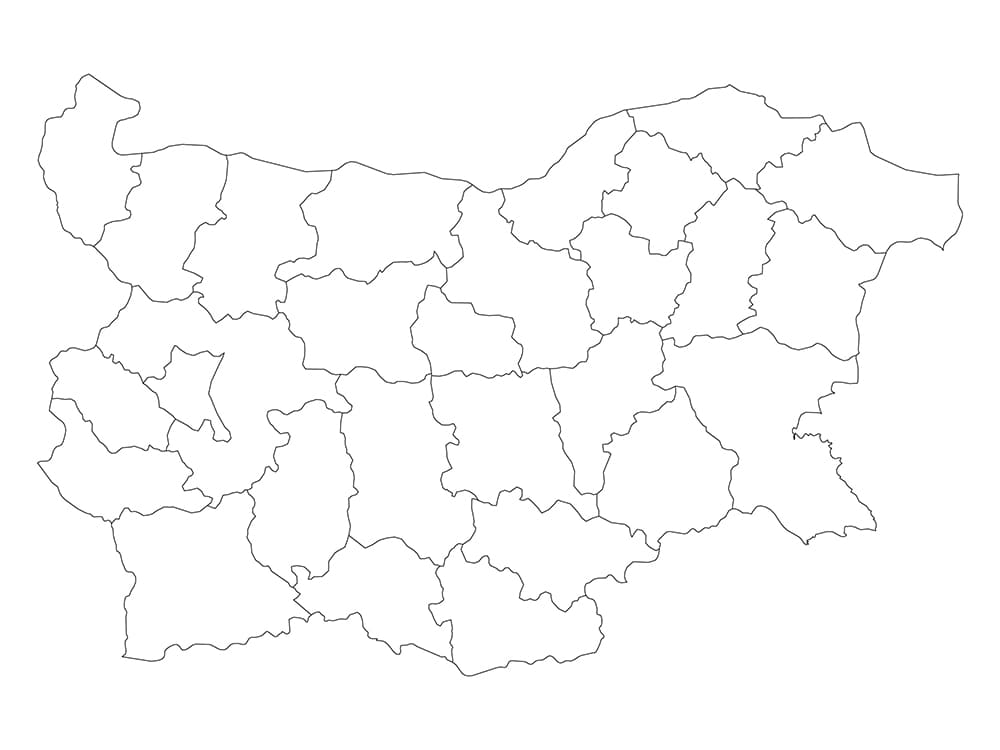 Printable Bulgaria On The Map