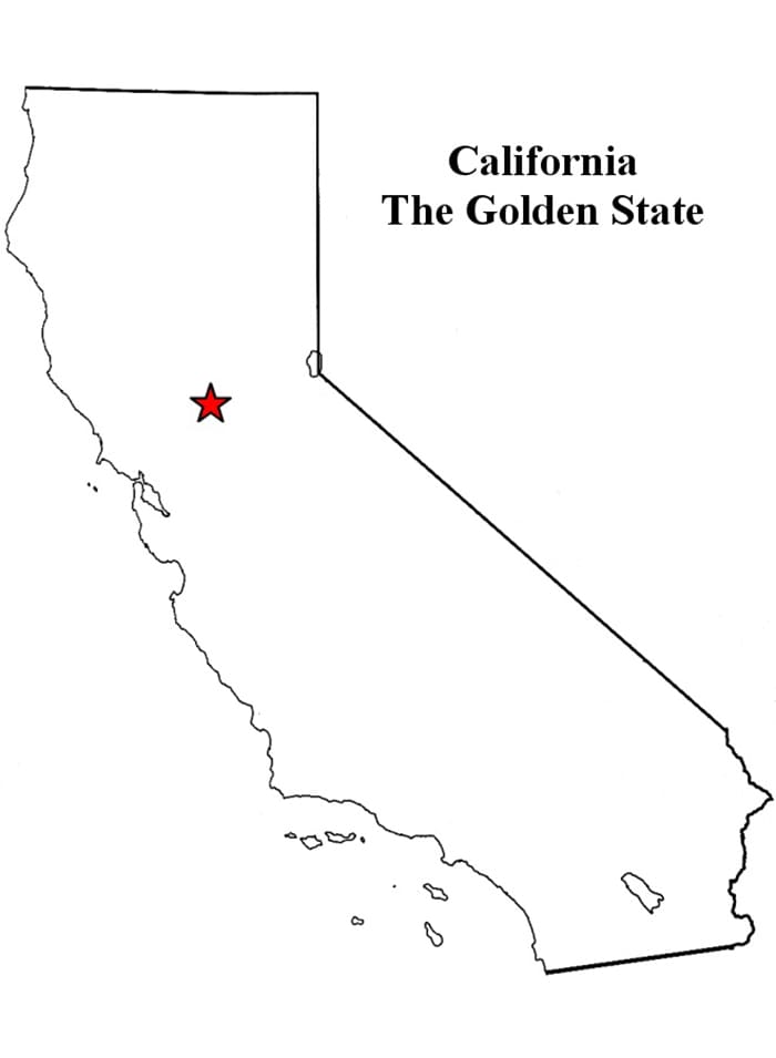 Printable California City Map