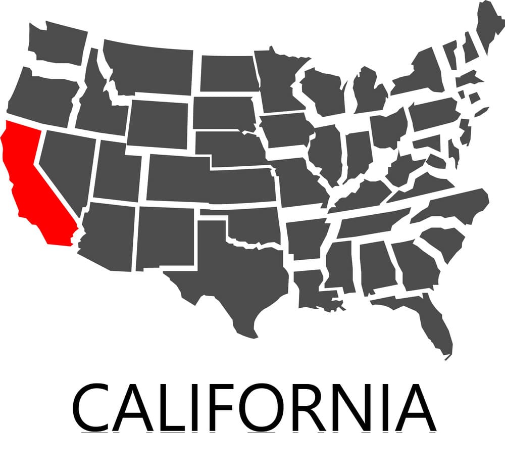 Printable California On A Map