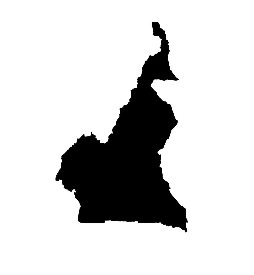 Printable Cameroon On Map