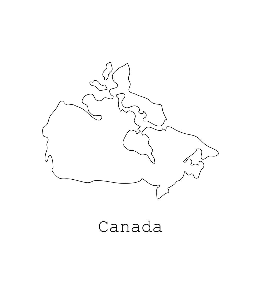 Printable Canada Map